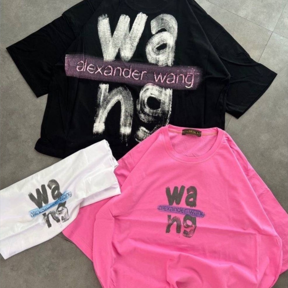 تیشرت باکسی زنانه طرح wang