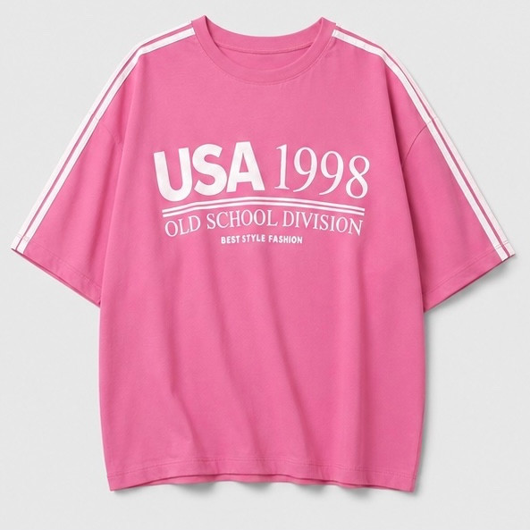تیشرت باکسی طرح USA 1998